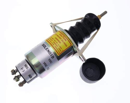 JEENDA Stop Solenoid SA-3387 2003-12S2U1B2A 12V Compatible with Woodward 2000 Series