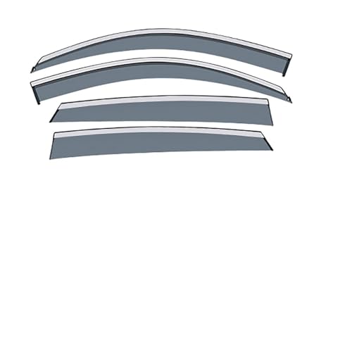 4 Unidades Deflectores de Aire para BMW X6 MK2-F16 2015-2019, Deflectores de Viento, Cortavientos Ventana Coche, Visera Solar, Protección contra La Lluvia
