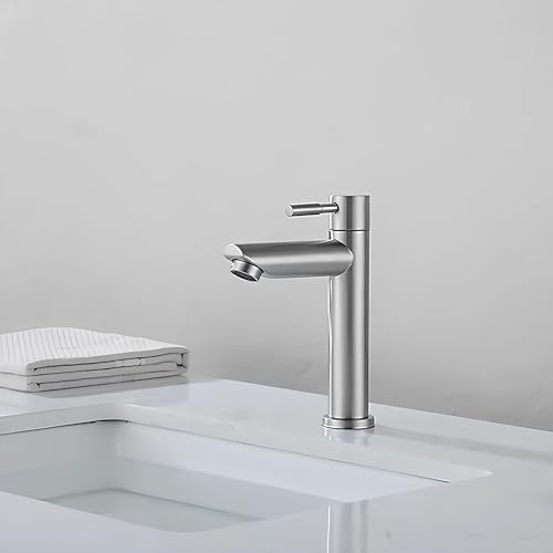 Torneira de Luxo Linha Premium para Banheiro e Lavabo – Aço Inox 304 Design Alto Padrão, 1/4 de Volt