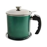 Pratique : ce pot à huile en acier inoxydable offre une fonctionnalité polyvalente. Utilisez-le pour filtrer et stocker l'huile de cuisson, la graisse, l'huile de noix de coco, l'huile de friture et même l'huile chaude. C'est un compagnon indispensable pour tous vos besoins culinaires.