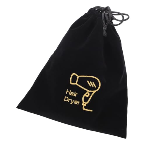 Sac de rangement sèche-cheveux Cabilock en coton avec cordon | Lot de 5 - 7