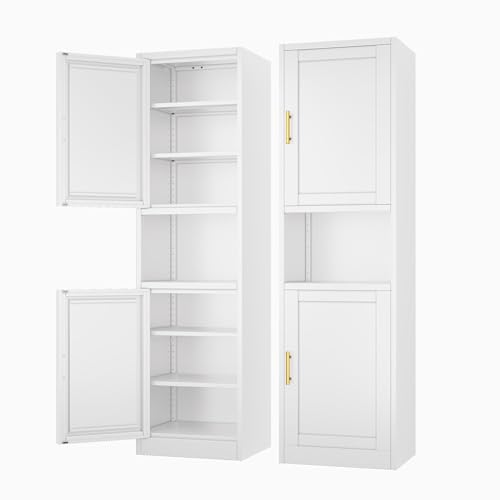Ckzbx Tall Narrow Storage Cabinet 66.93" H Tall Bathroom Cabinets