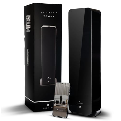 Difusor aromático eléctrico Tower con control Bluetooth