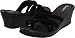 Skechers Cali Women's Rumblers-Beautiful People Wedge Sandal, Black, 7 M US