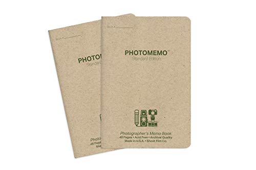 ShootFilmCo PhotoMemo Film Photography Notebook 2-Pack