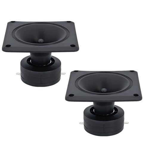 BAIMOQI 110mm 150W 4-8ohm Square Horn Tweeter Stage Speakers Piezoelectric Ceramic Power Horn Speakers Tweeter Accessories