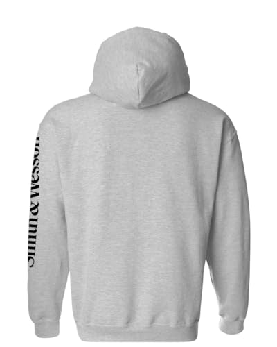 Smith & Wesson Officially Licensed Men's Hooded Sweatshirt, Long Sleeve Pullover Graphic Hoodie with Arm and Chest Logo2