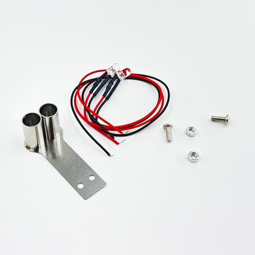 1Set RC Car Simulation Exhaust Pipe Metal Tail Throat for 1/10 RC Car Truck DIY Model Toy Building Parts (Style 2)