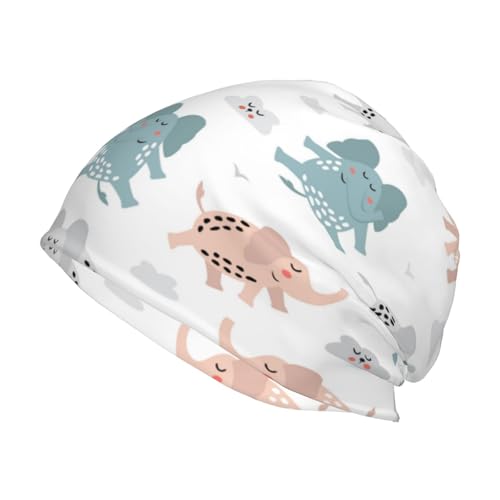 Elephant Beanie Hat Animal Beanie Cap Cute Knit Beanies Funny Knit Cap for Women Men Outdoor