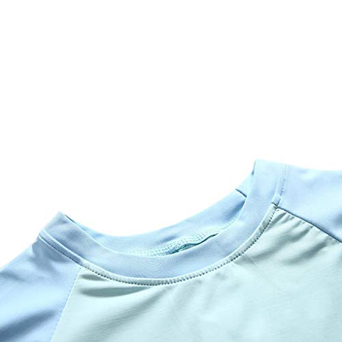 Baby Toddler Boys Two Pieces Swimsuit Set Swimwear Dinosaur Bathing Suit Rash Guards with Hat UPF 50+