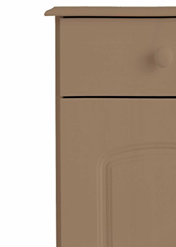 Image of APRODZ Solid Wood Sideboard Cabinet for Living Room | Wooden Storage Cabinet with 3 Drawers & 3 Doors | Kitchen Crockery Cabinet | Drawer Cabinet for Dining Room Bedroom & Home | 161x35x79 cmWaran Tan