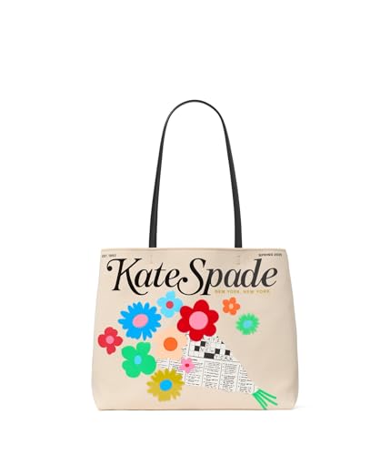 Bolso tote grande kate spade new york estampado miniatura 1
