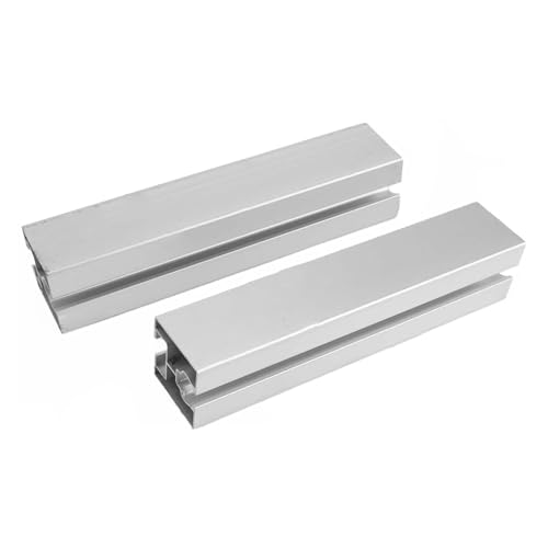 Binario di guida per pannelli solari in lega di alluminio, 40 x 40 mm, lunghezza 350 mm, per montaggio fotovoltaico su balcone, tetto piatto, giardino, roulotte, parete, confezione da 2