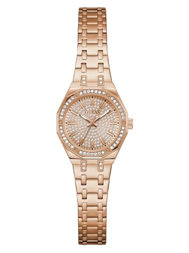 GUESS Montre analogique ton or rose, rose gold, one, Montre analogique ton or rose