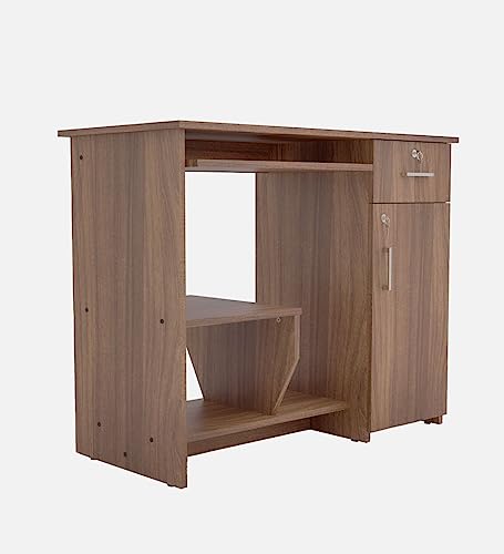 Image of COUCH CULTURE Relish Engineered Wood Study Table | Multi-Purpose Study Table | Computer Table for Students | Office Table with Drawers | Desk for Work from Home | 1 Year Warranty - Leon Teak