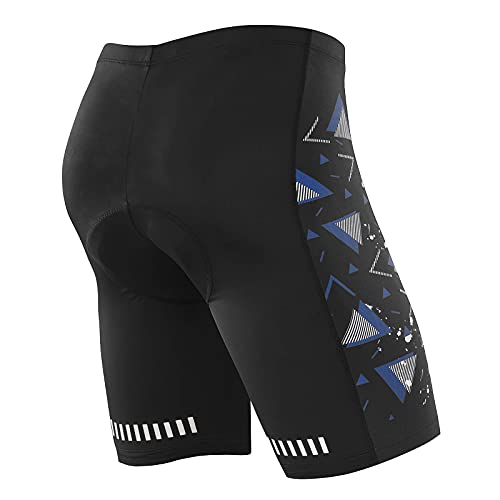 NOOYME Cullote Ciclismo Hombres con 4D Gel Acolchado Pantalones Cortos MTB