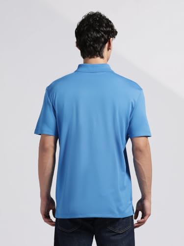 Image of Solid Regular fit Cotton Polo t-Shirt