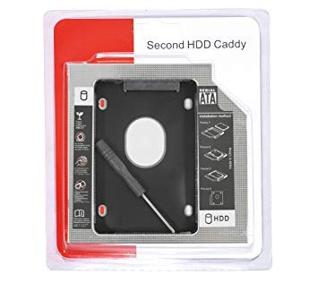 Buyyart New 2nd HDD Caddy 9.5mm 3.0 SATA 2.5" SSD HDD Case for MacBook Air/Pro DVD/CD-ROM (B01N1LQEIY) Amazon Price History, Amazon Price Tracker