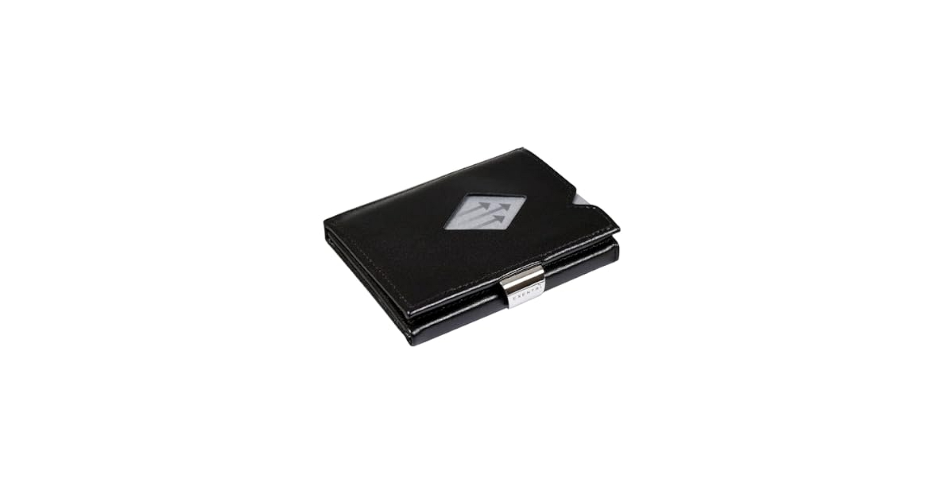 Amazon.com: EXENTRI Multiwallet in Black w/Stainless Steel