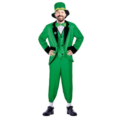 Taamlou 4 Pcs Men's Leprechaun Costume St Patrick's Day...