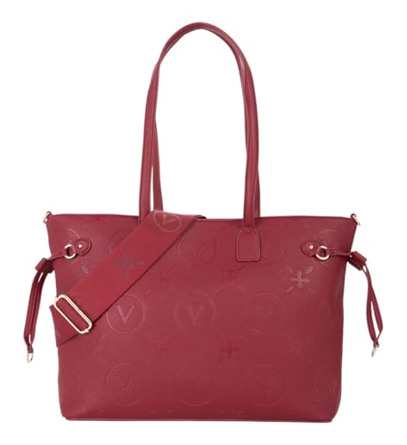 Sac shopper Valentino Samba bordeaux : fini le manque de place avec ce grand sac à épaule