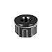 X AUTOHAUX 6pcs Titanium Alloy M10 Pitch 1.25mm Flange Bolt Nut for Bicycle Motorcycle Motor Bike Rear Wheel Axle Sprocket Car Modification Accessories Black