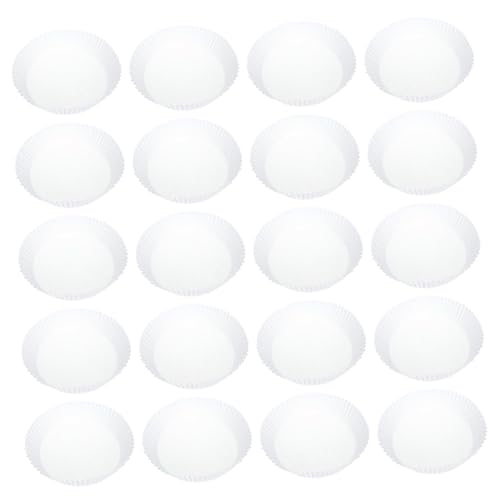 Frcolor 50個 エアフライヤー用油吸収耐熱使い捨て紙皿 ノンスティック防水ペーパーライナー キッチン調理オーブン電子レンジ対応