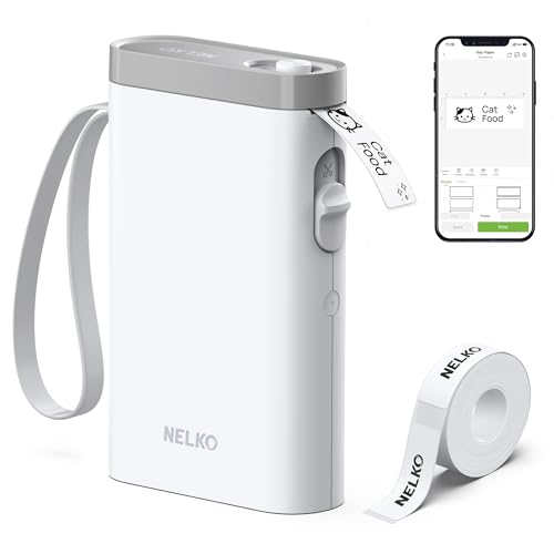 Nelko Etikettendrucker,Bluetooth P21 Selbstklebendes...