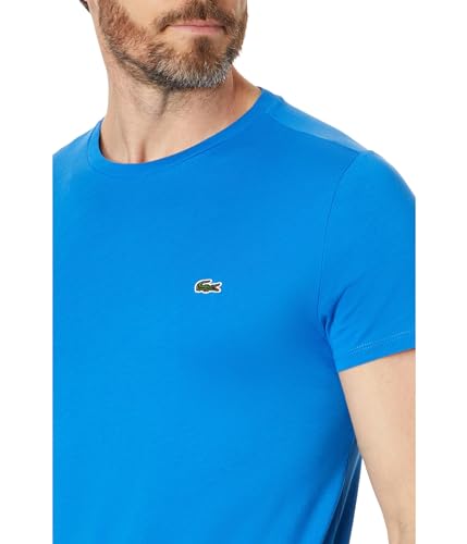 Image of Lacoste Men's Short Sleeve Pima Jersey Crew Neck Tee
