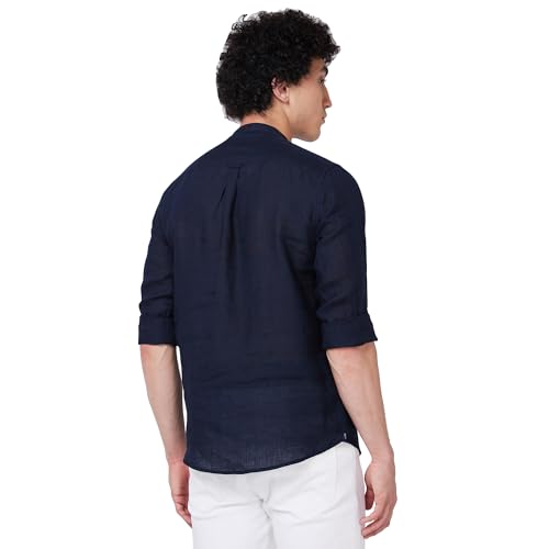 Image of Spykar Men's Regular Fit N /A Full Sleeve Solid Casual Shirts