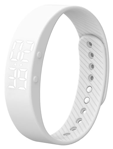 findtime Non Bluetooth Fitness Tracker Smart Bracelet Pedometer Watch Step Counter Calories Activity Tracker Alarm Clock Waterproof Digital Fitness Watch for Adult Kids Seniors