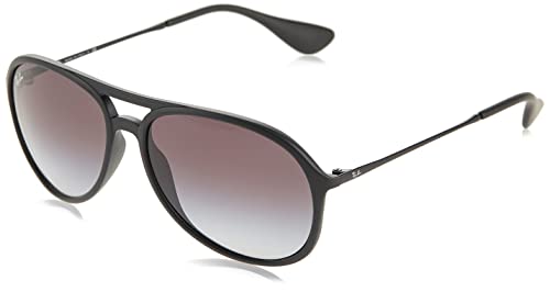 Ray-Ban Men s RB4201 Alex Square Sunglasses, Rubber Black, 59 mm