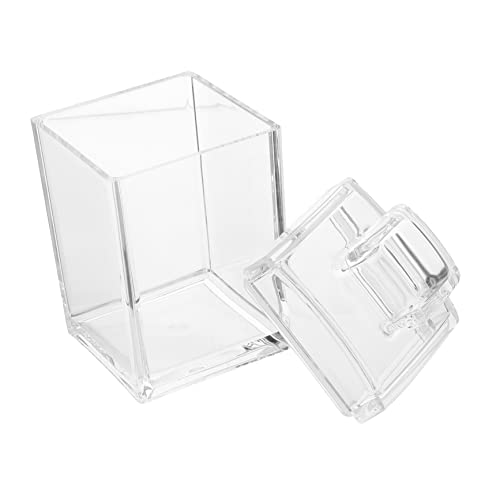 BESTonZON 1 Pc Pot Scellé Récipient Distributeur Récipient Transparent Avec Couvercle Bidon De Stockage D'aliments Secs Récipient Avec Couvercle Bidon De Noix Acrylique Produits Séchés