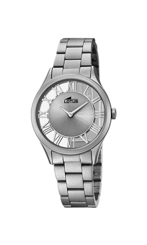 Lotus 18398/1 montre bracelet pour femmes au cadran ajouré tendance