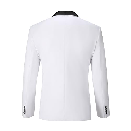 Suits for Men Slim Fit 3 Piece Mens Suit Shawl Lapel Jacket Vest Pants Formal Wedding Prom Men's Tuxedo Suit Set4