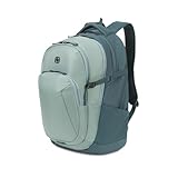 SwissGear FusionPro Laptop Backpack, Laptop Bag Fits Most 17-Inch Laptops, Commuter Friendly Trolley Sleeve, Ideal for Work, Travel or School - Teal (19-Inch)