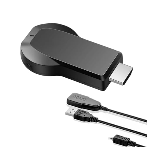 Adaptador inalámbrico de pantalla HD-MI, receptor de espejo de pantalla móvil 4K y 1080P, dongle a receptor de televisión/proyector, compatible con Windows, Android, Mac y iOS
