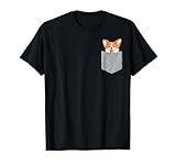 Cadeau parfait pour les amoureux des Corgis et propriétaires de chiens! Avec un adorable Corgi qui fait coucou depuis une poche, ce design est idéal pour les événements d'adoption, la Journée mondiale du chien ou comme surprise pour les parents d'animaux.