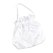 1Pc Bride Bag, Satin Money Bag Wedding Bag Bride Purse Wedding Clutch Bridesmaid Bags Wedding Purse White Satin Flower Decorated Bag for Bridal Showers Women Handbag Wedding Favors