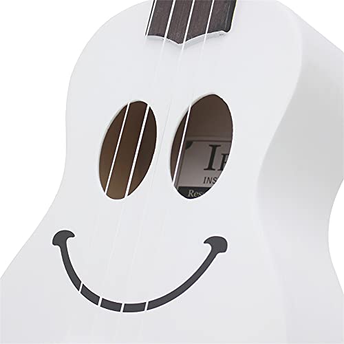 Ukulélé en bois de tilleulélé 53 cm avec accordeur de cordes en nylon pour une performance – Blanc - Les Beatles, Paul McCartney, John Lennon, RIngo Starr, George Harrison Ukulélé en bois de tilleulélé 53 cm avec accordeur de cordes en nylon pour une performance - Blanc – Image 3