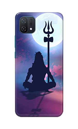Image of Printed Hard Back Cover Case for Oppo A16e Back Cover (Lord Shiva) -702