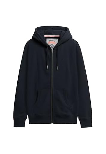Superdry Essential Logo Zip Hoodie HB M2014128A Eclipse Navy M | Ya disponible en tu tienda friki favorita! En mundofriki.es!