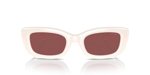 Coach Lunettes de soleil rectangulaires HC 8390U noires pour femme chic