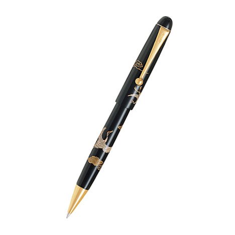 Amazon | パイロット 油性ボールペン 研出平蒔絵 双鶴 BK-35SP-NSK