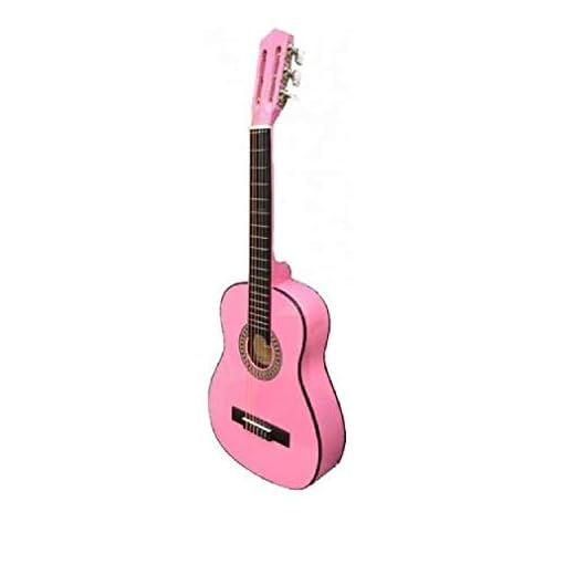 Guitarra rocio c7n (1/2) cadete 85 cms rosa