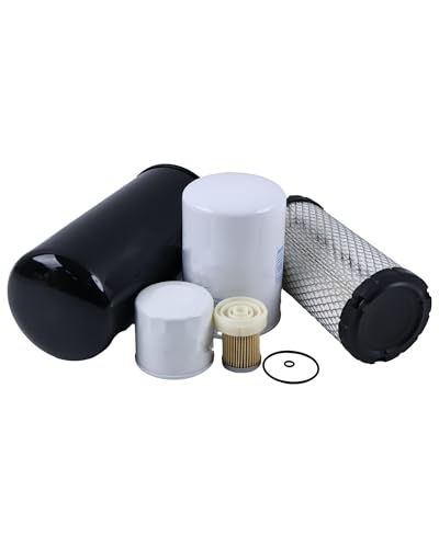 FridayParts Filter Kit 48010995 MT40223960 MT40347273 47943212 84539176 Compatible for New Holland Workmaster Tractor 25 Replacement