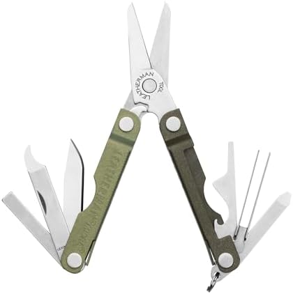 LEATHERMAN, Micra, Keychain Multi-tool with Grooming Tools, Mini ...