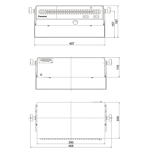 Soplador de aire ionizante 110V con función calentadora miniatura 3