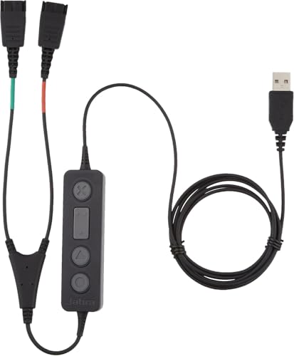 Jabra 265-09 Link 265 USB/QD Training Cable, Black - image 1