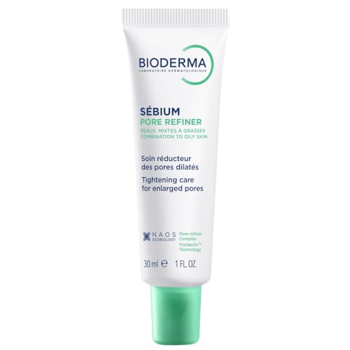 Bioderma Sébium Pore Refiner Cream,Pore Minimizer for Face,Makeup Primer for Oily and Acne-Prone Skin